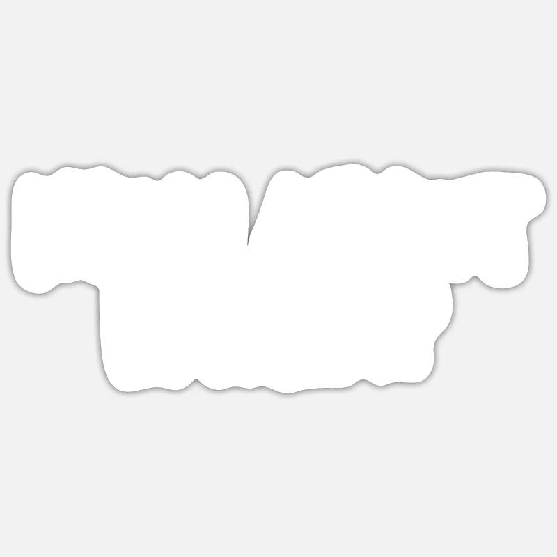 How About Later? 3 - Sticker size S (10 x 10 cm) - white matte