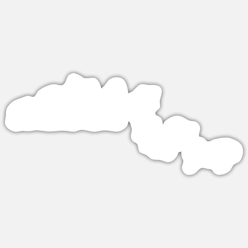 Diving Evolution Diver Gift - Sticker size S (10 x 10 cm) - white matte