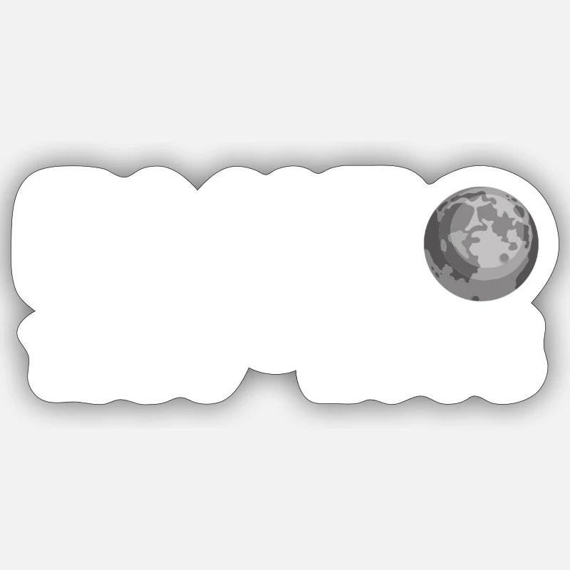 Pluto Used To Be A Planet Sticker size S (10 x 10 cm)