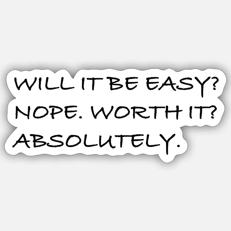 Facile - Sticker taille S (10 x 10 cm) - blanc mat