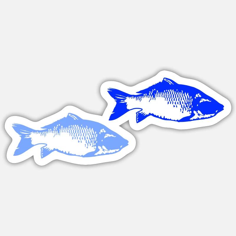 Pisces 2 Sticker size S (10 x 10 cm)
