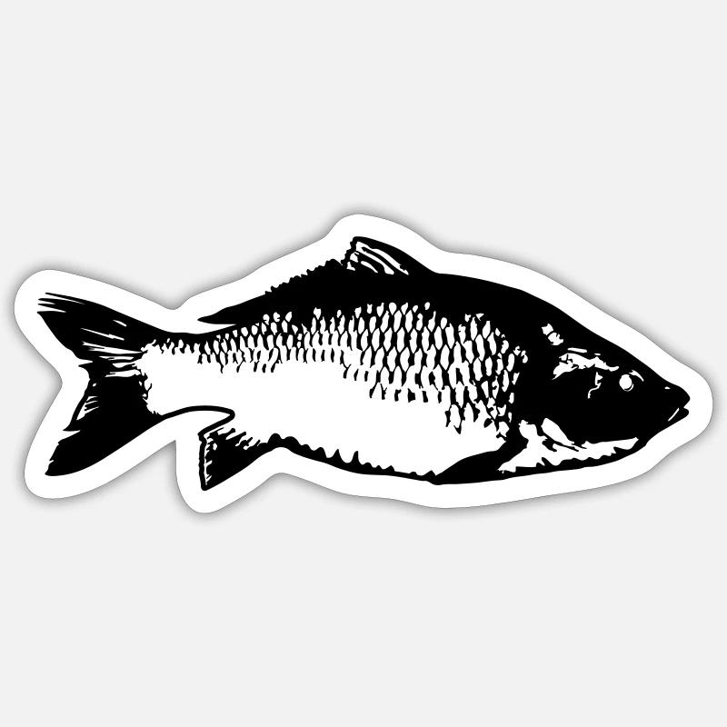 fish Sticker size S (10 x 10 cm)