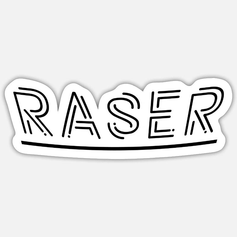 Speeder - Sticker taille S (10 x 10 cm) - blanc mat
