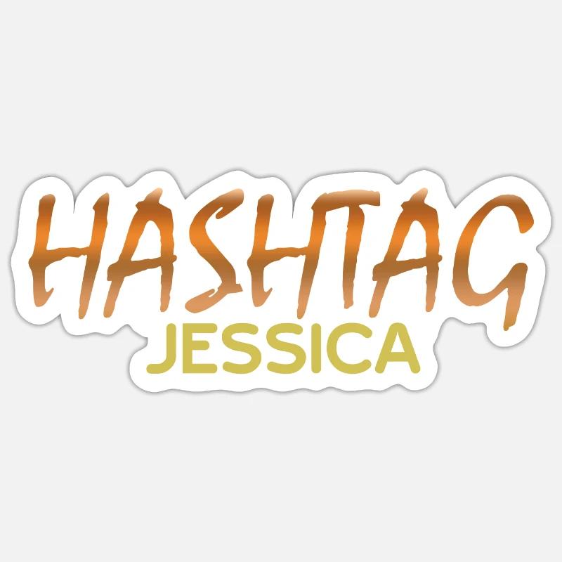 Mutter Jessica - Sticker Größe S (10 x 10 cm) - Mattweiß