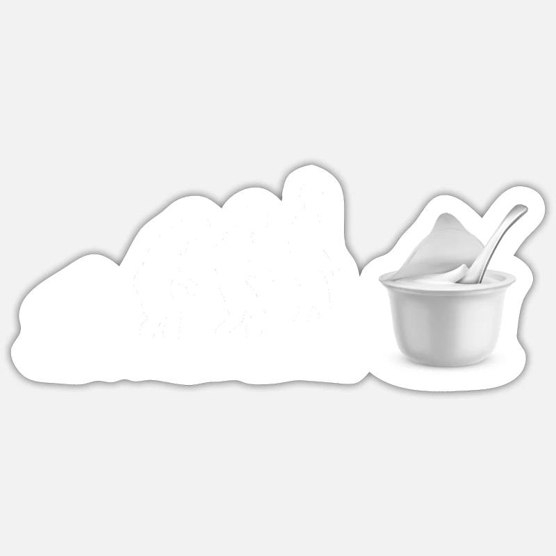 Joghurt Evolution Sticker Größe S (10 x 10 cm)