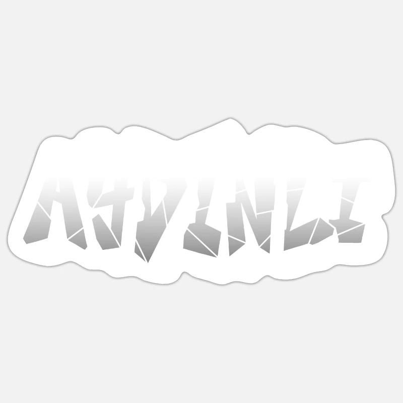 Aydinli - Sticker size S (10 x 10 cm) - white matte