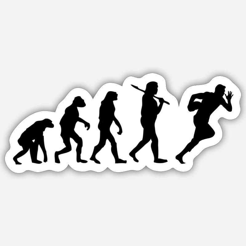 Rugby - Sticker size S (10 x 10 cm) - white matte