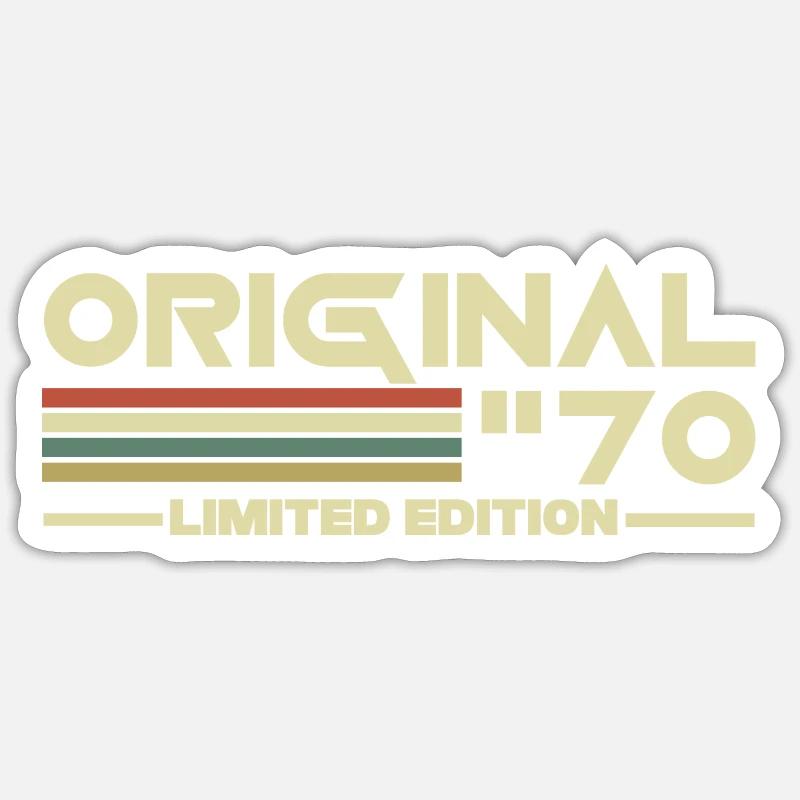 1960 - Sticker taille S (10 x 10 cm) - blanc mat