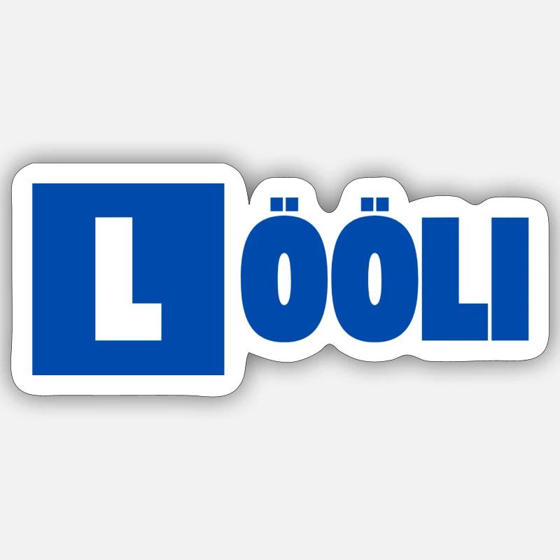 Löli - Lernfahrer Sticker Größe S (10 x 10 cm)