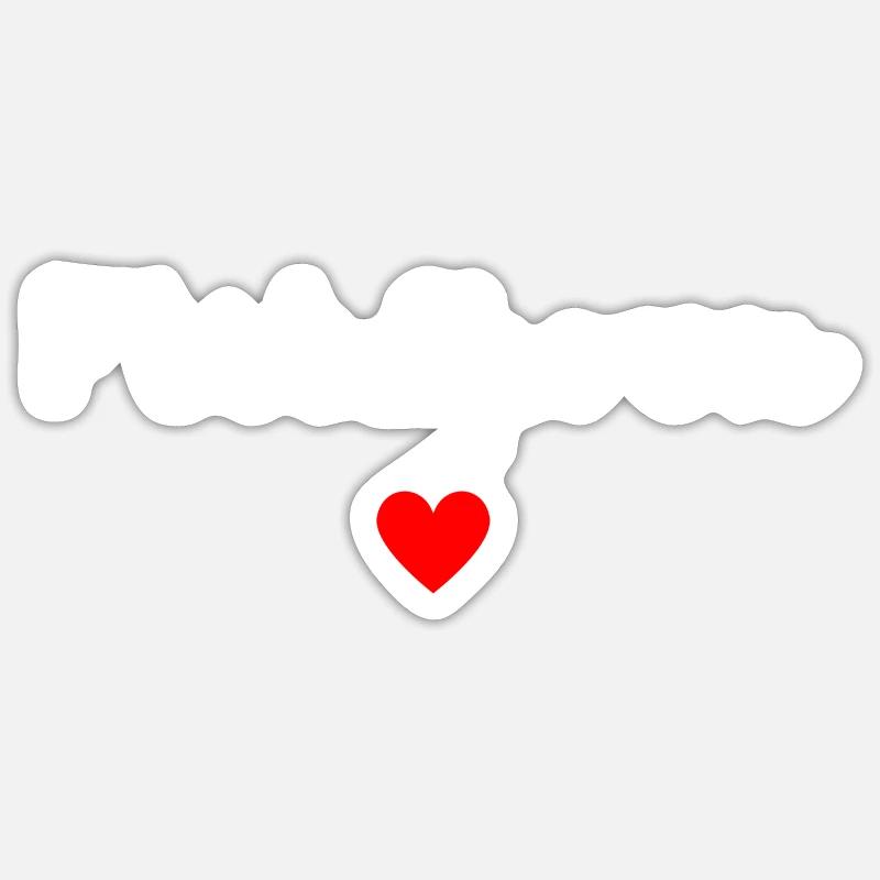 P’tit choux - Sticker taille S (10 x 10 cm) - blanc mat