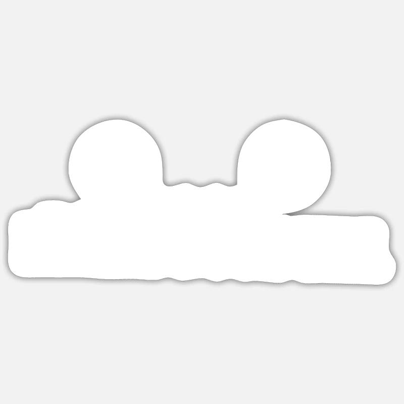 Lächel doch mal Sticker Größe S (10 x 10 cm)