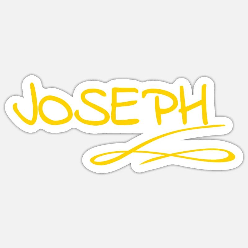 Joseph comme prénom Sticker taille S (10 x 10 cm)