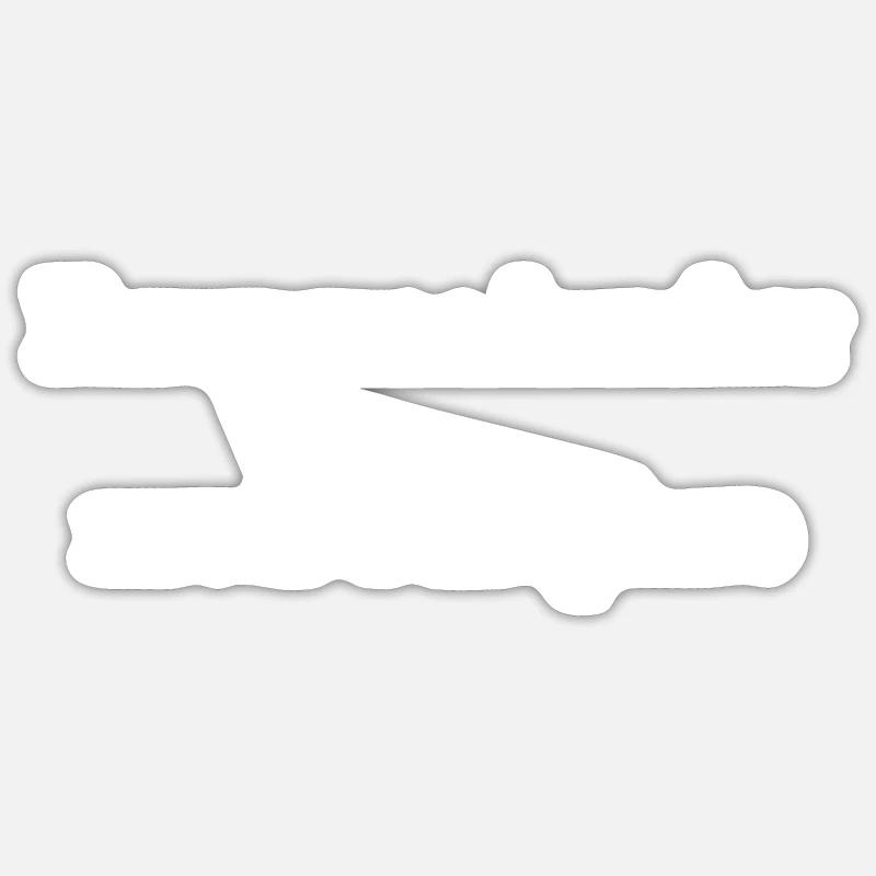 carpenter funny best forest work lumber Sticker size S (10 x 10 cm)