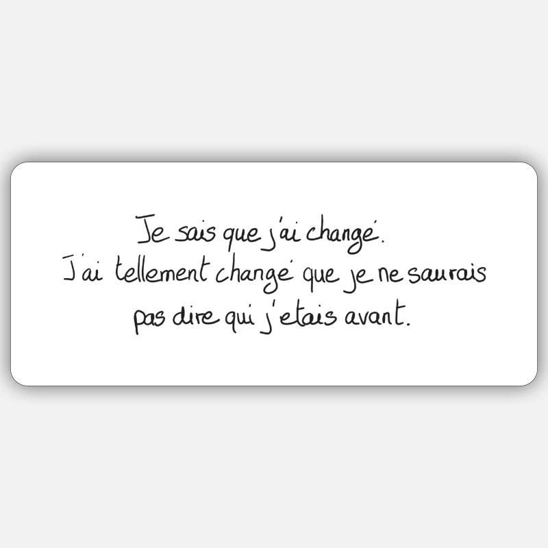 Changé Sticker taille S (10 x 10 cm)