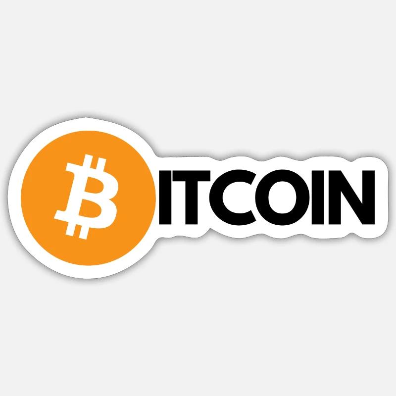 Krypto BITCOIN 1 Sticker Größe S (10 x 10 cm)