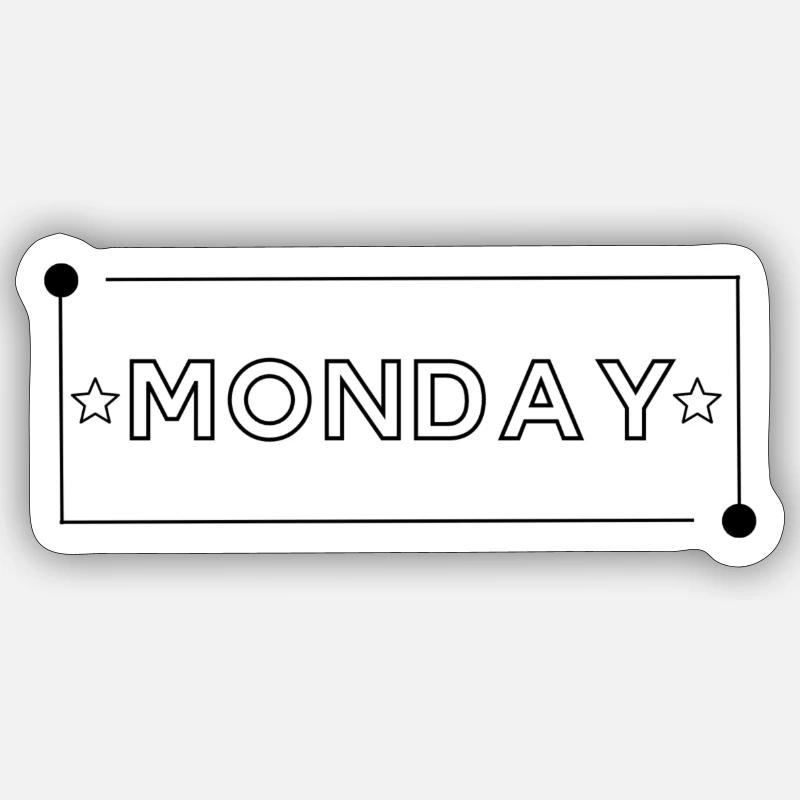 mon Design 20 - Sticker taille S (10 x 10 cm) - blanc mat