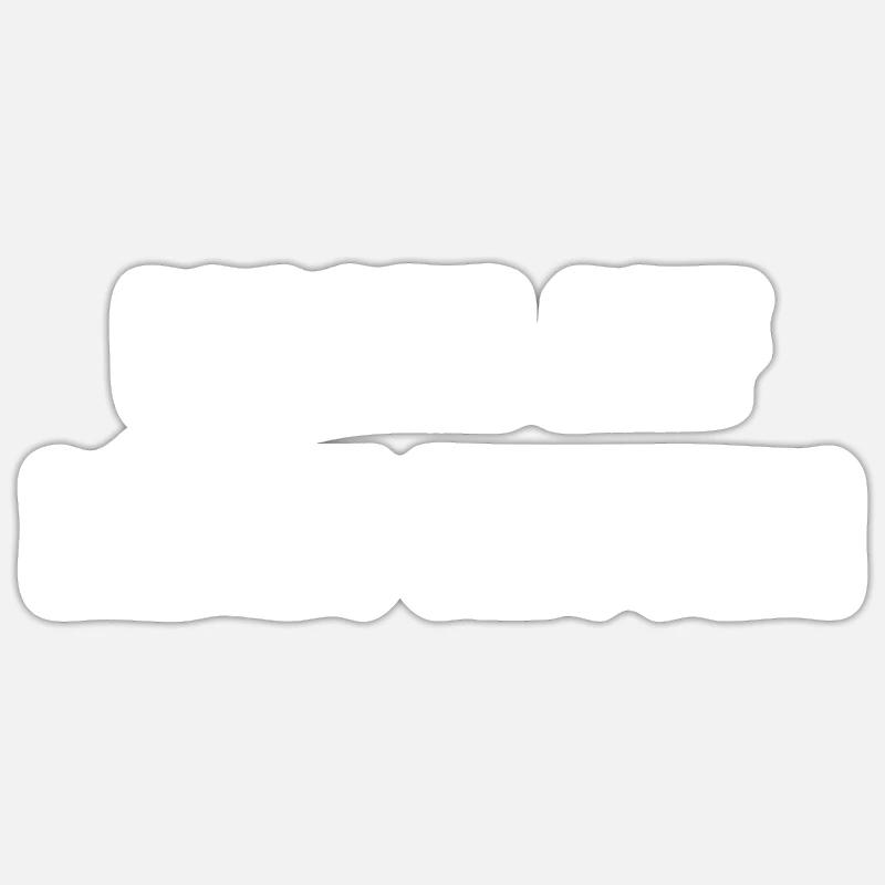 Marathon Course Jogging - Sticker taille S (10 x 10 cm) - blanc mat