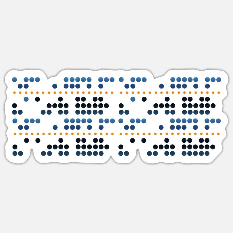 TheCode_Coloured Sticker Größe S (10 x 10 cm)