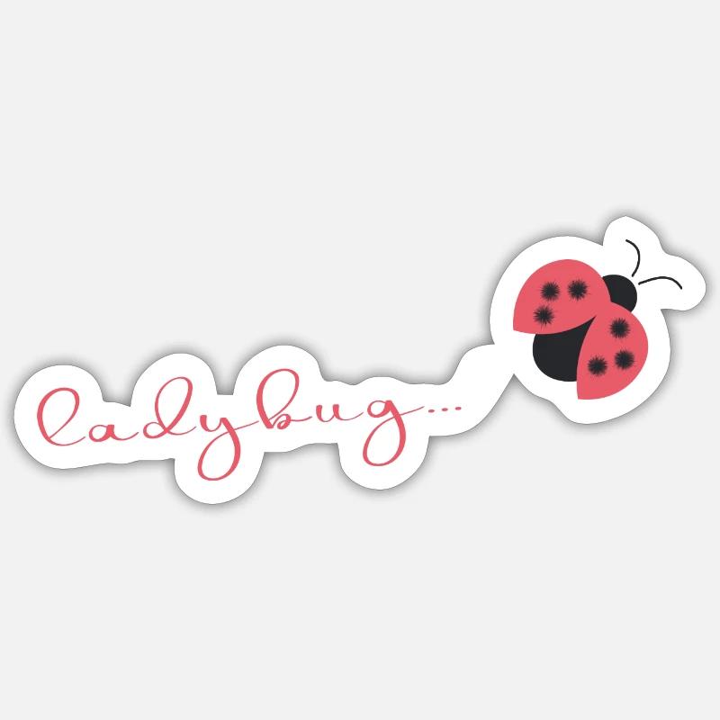 Ladybug Sticker size S (10 x 10 cm)