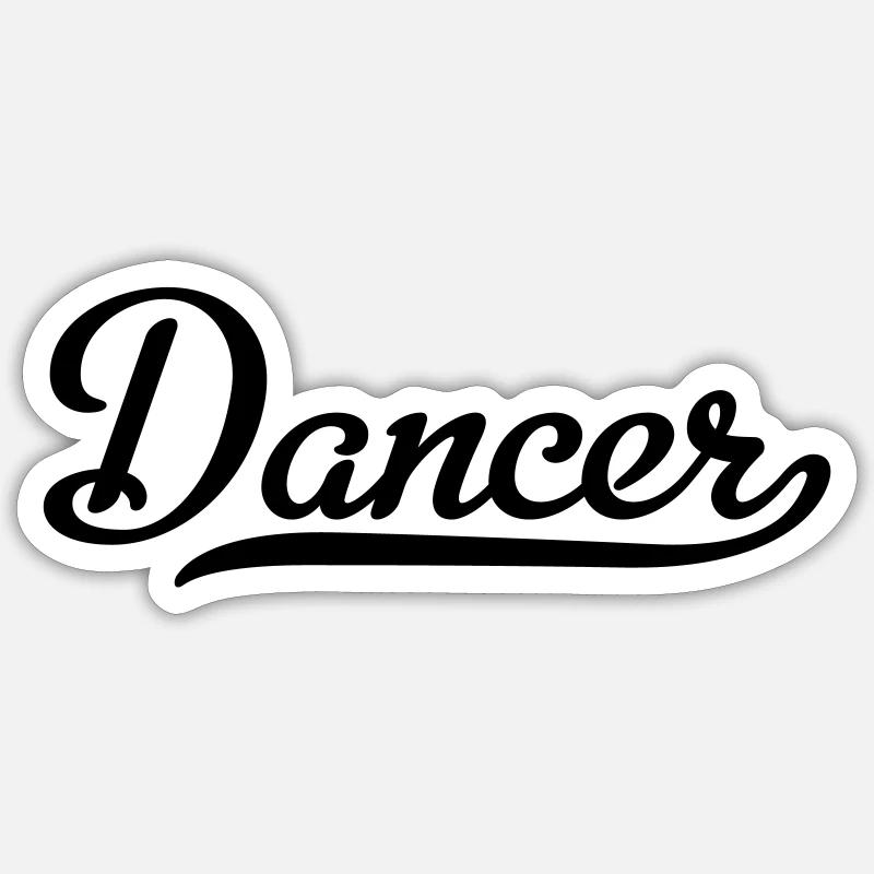 Dancer Sticker size S (10 x 10 cm)