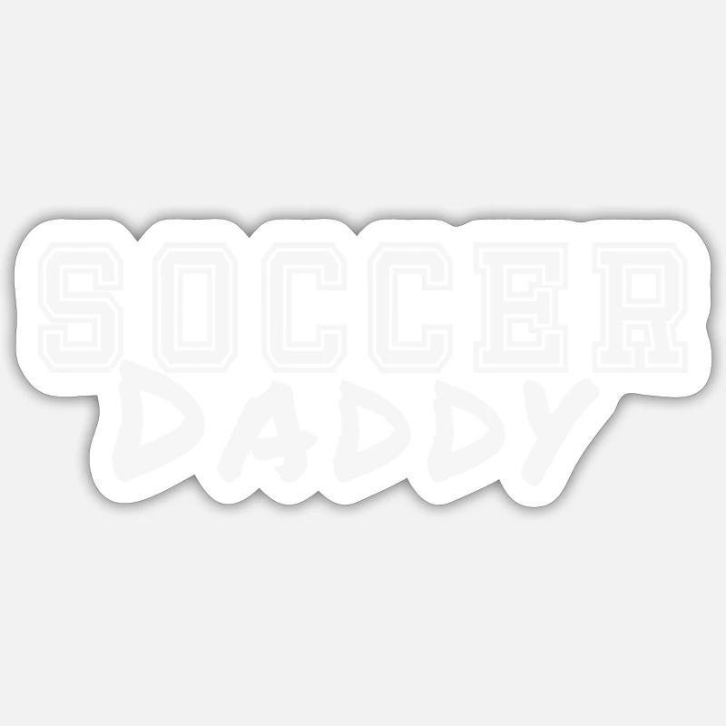 Fußball Daddy Sticker Größe S (10 x 10 cm)
