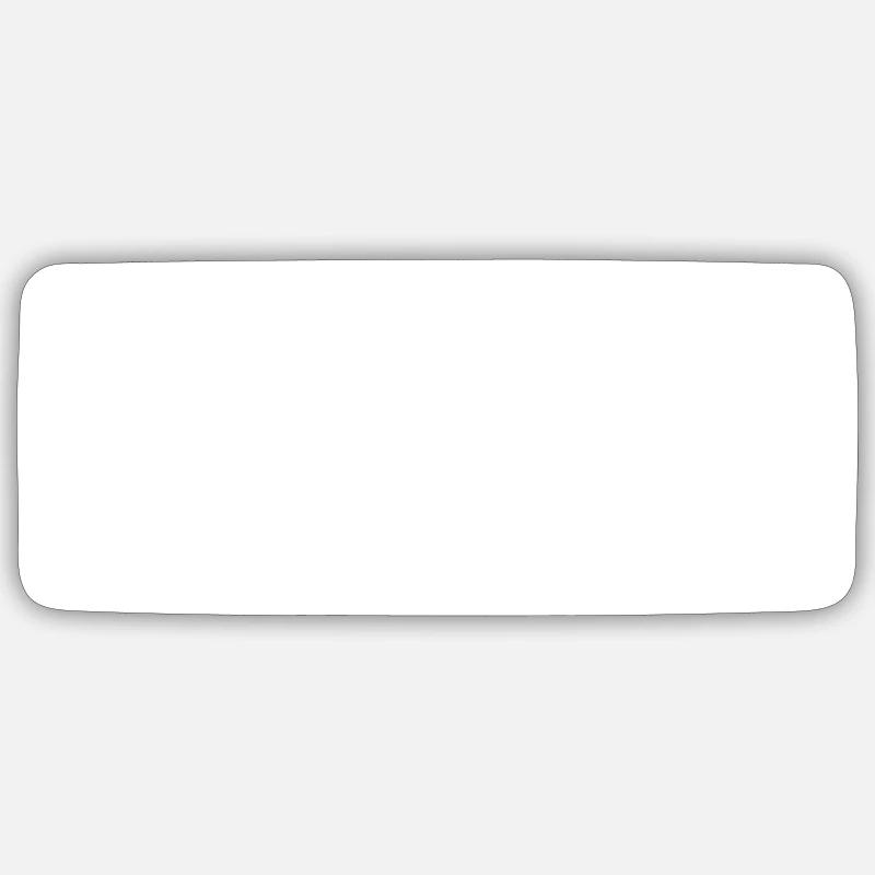 Three Hearts Heart Rectangle - Sticker size S (10 x 10 cm) - white matte