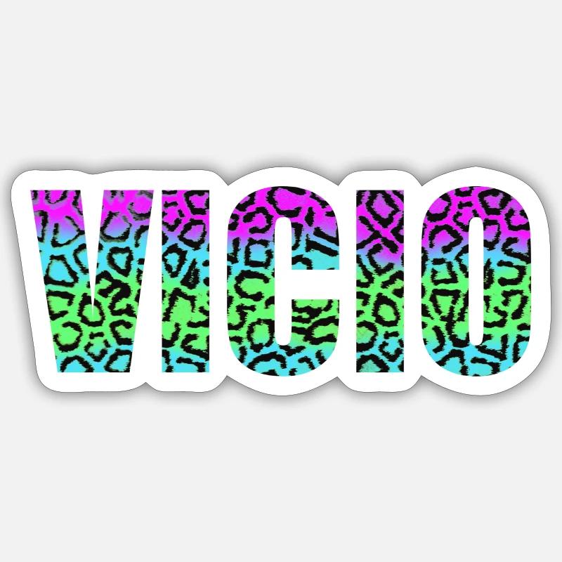 Vice - Sticker size S (10 x 10 cm) - white matte