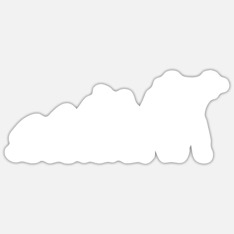 Evolution - Weightlifting - Weight Lifting - Sticker size S (10 x 10 cm) - white matte