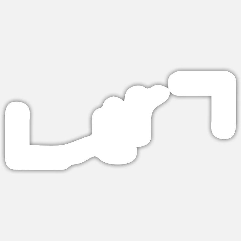 Bruder in arabisch Tshirt Design Freund Geschenk - Sticker Größe S (10 x 10 cm) - Mattweiß