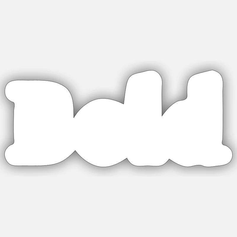 Bold - Sticker size S (10 x 10 cm) - white matte