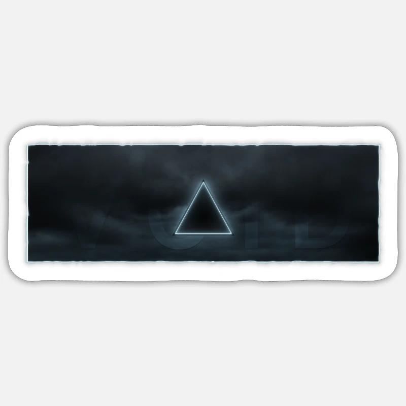 Le Vide - De larges nuages - Sticker taille S (10 x 10 cm) - blanc mat