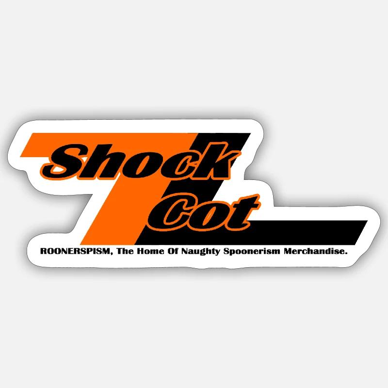 Shock Cot [Blitz] - Spoonerism Sticker Größe S (10 x 10 cm)
