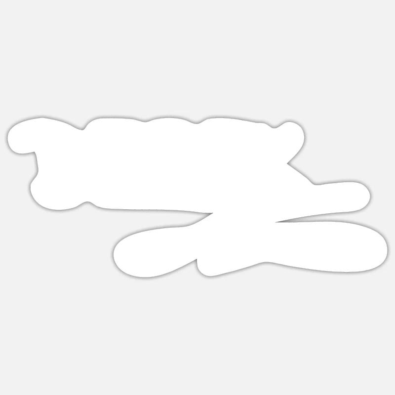 Prénom Derek - Sticker taille S (10 x 10 cm) - blanc mat