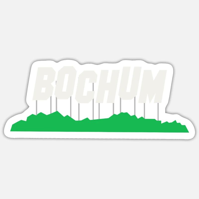 Bochum Germany Gift Idea - Sticker size S (10 x 10 cm) - white matte