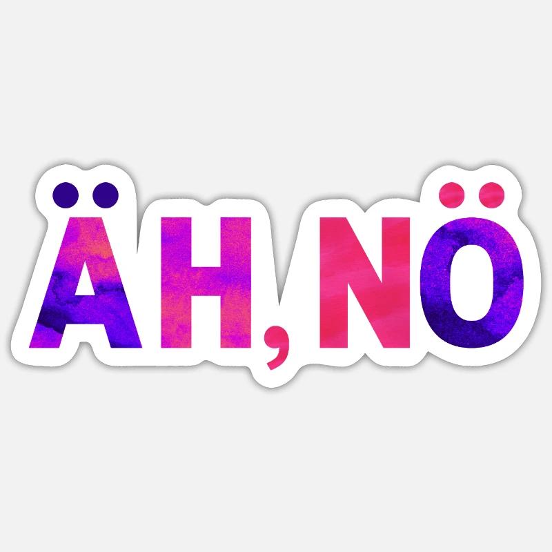 Euh, non. Euh non. Non. Rien. - Sticker taille S (10 x 10 cm) - blanc mat