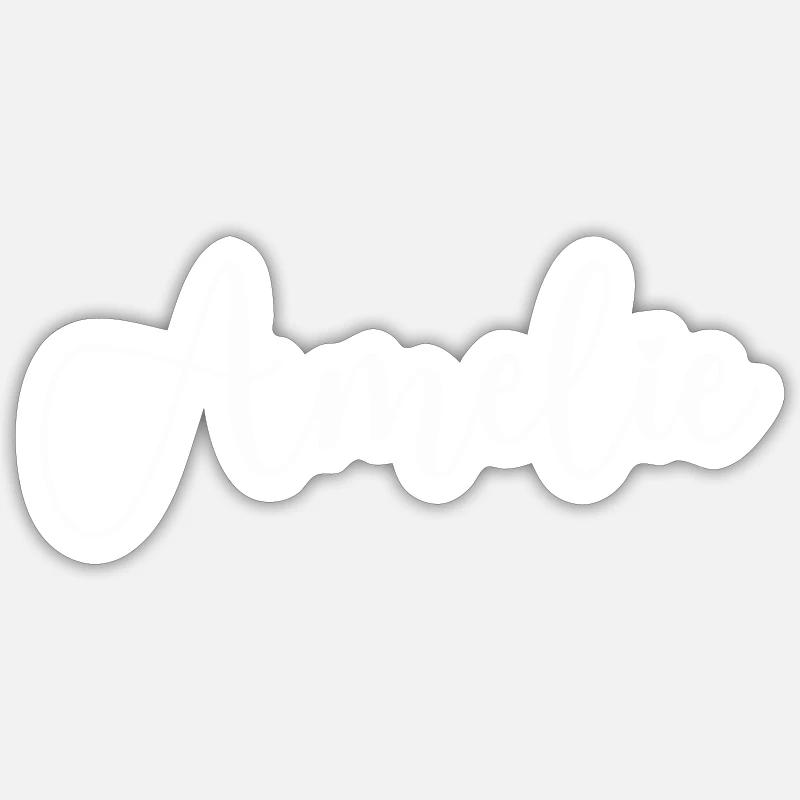 Nom d’Amélie Sticker taille S (10 x 10 cm)