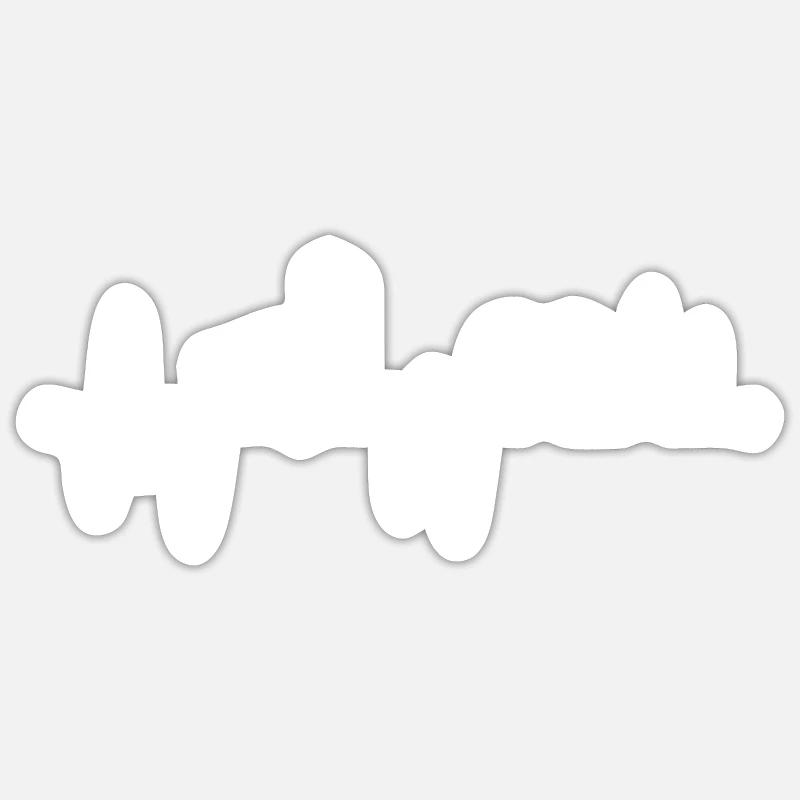 Ducks - Sticker size S (10 x 10 cm) - white matte
