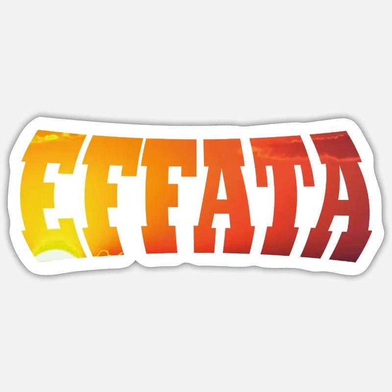 EFFATA Sticker size S (10 x 10 cm)