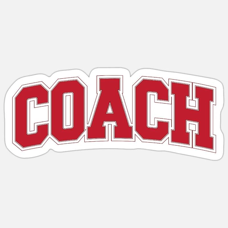 Trainer - Sticker Größe S (10 x 10 cm) - Mattweiß