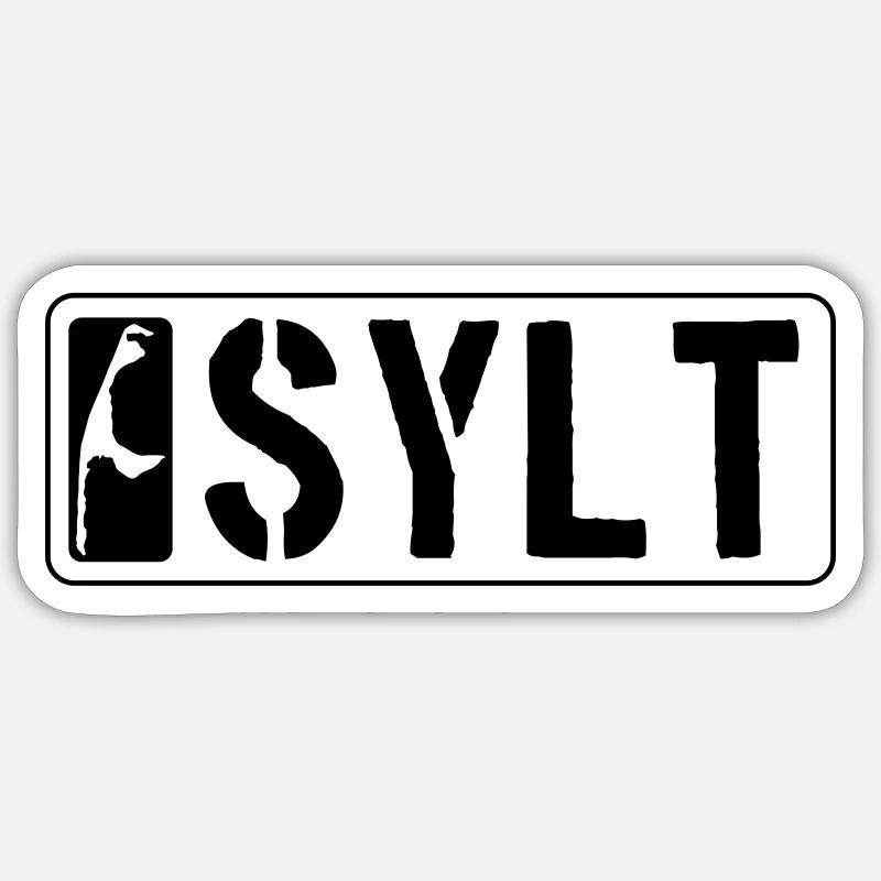 Sylt Insel Sticker Größe S (10 x 10 cm)