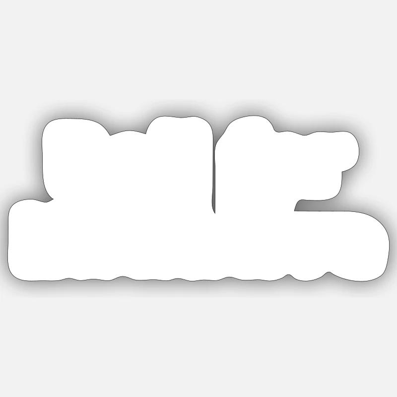 Lancer l’initiative - Sticker taille S (10 x 10 cm) - blanc mat