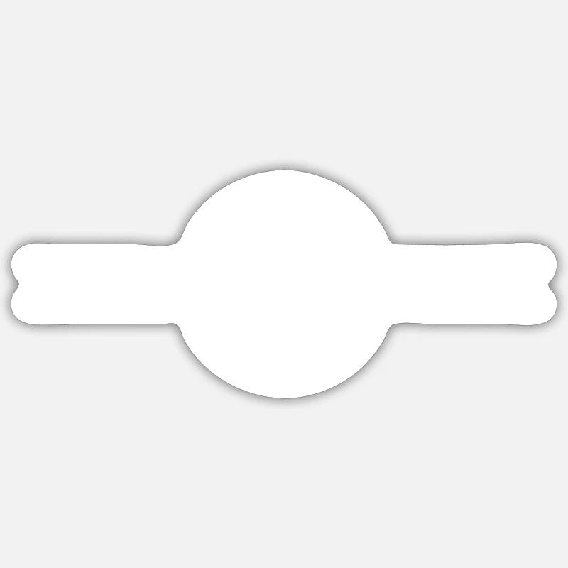 Crown Element - Sticker size S (10 x 10 cm) - white matte
