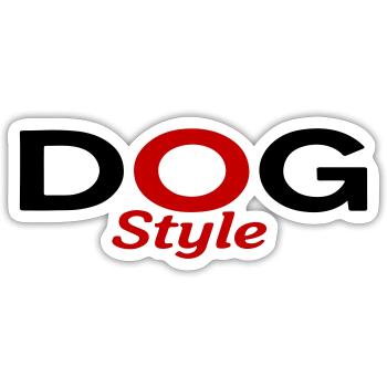 Dogstyle - Sticker size S (10 x 10 cm) - white matte - Front