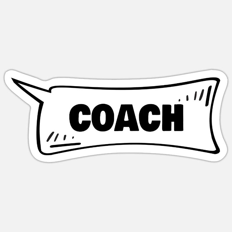 Coach Sticker Größe S (10 x 10 cm)