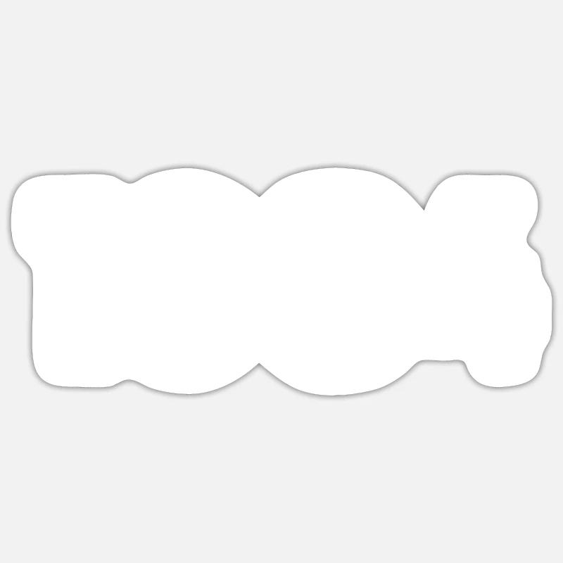 1984 - Sticker size S (10 x 10 cm) - white matte