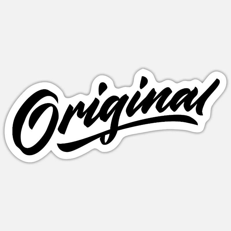 Langue source - Sticker taille S (10 x 10 cm) - blanc mat