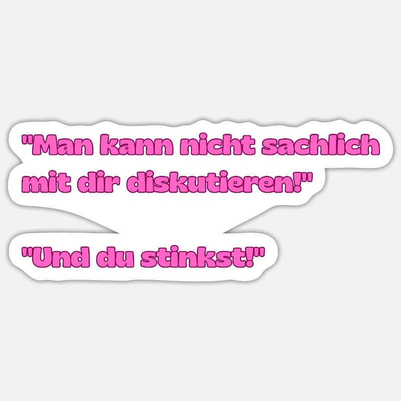 Sticker Größe S (10 x 10 cm) - 