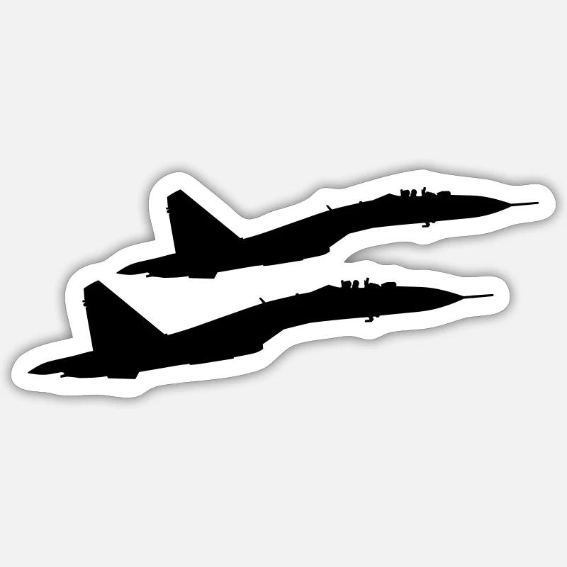 Su-35 Sticker size S (10 x 10 cm)