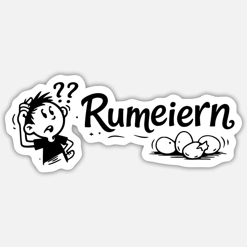 Grondement - Sticker taille S (10 x 10 cm) - blanc mat
