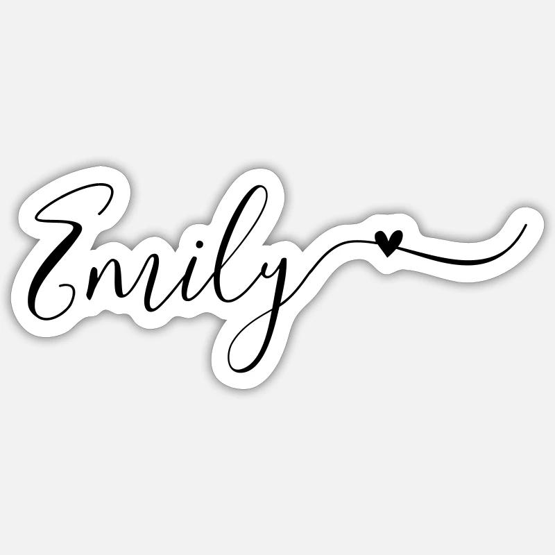 Emily Name First Name Decorative Sticker size S (10 x 10 cm)